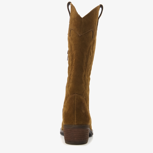 Harper suede dames western laarzen bruin
