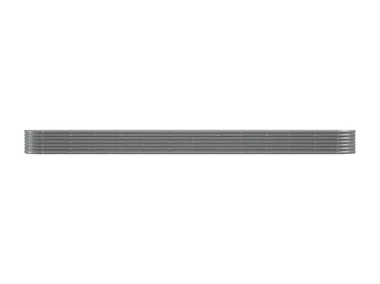 Jardinière bac lit surélevé grise 512 x 80 x 36 cm 02_0039668