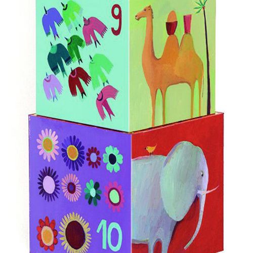 Djeco stapelblokken natuur DJ08505