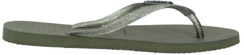 Havaianas Slim Logo Metallic groen