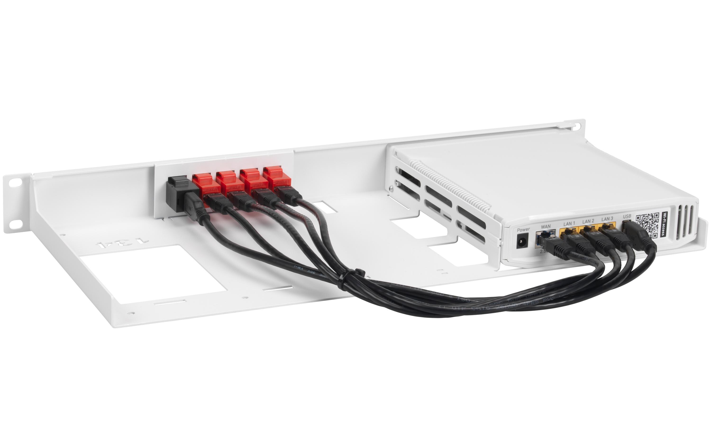 Rackmount Kit RM-FB-T4 für AVM FRITZ!Box 4060<br>Rackmount Kit für AVM FRITZ!Box 4060