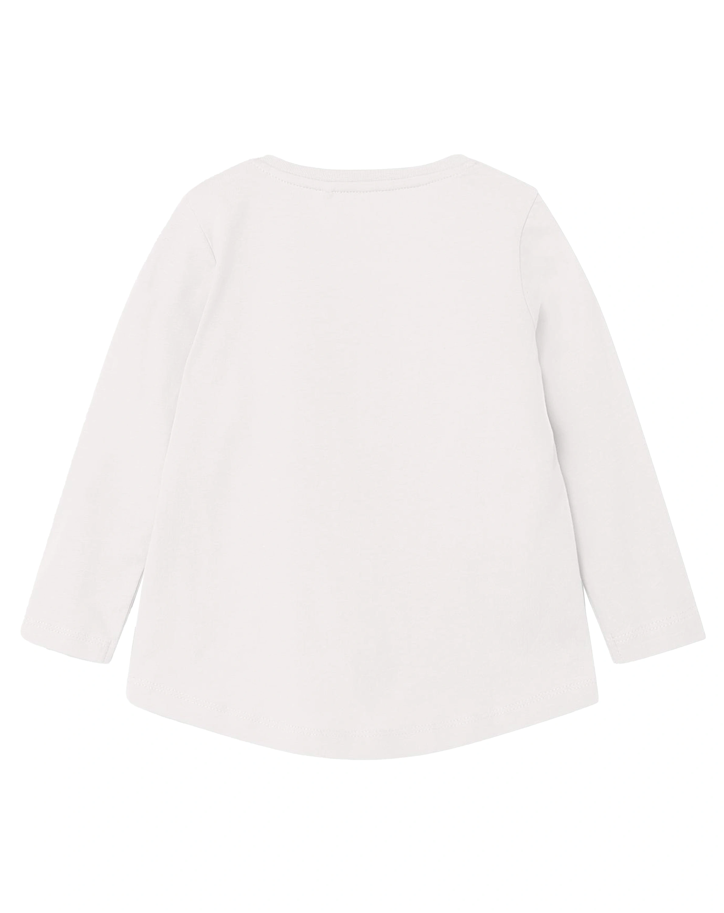 Langarmshirt NMFVIOLET WORLD in white alyssum