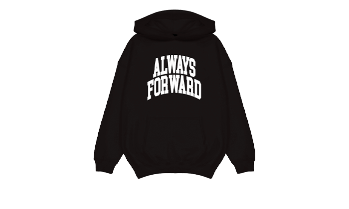Always Forward Hoodie Black - 48h Delivery