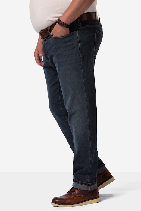 John F. Gee Jeans Bauchfit, Denim, Straight Fit, 5-Pocket, bis 72