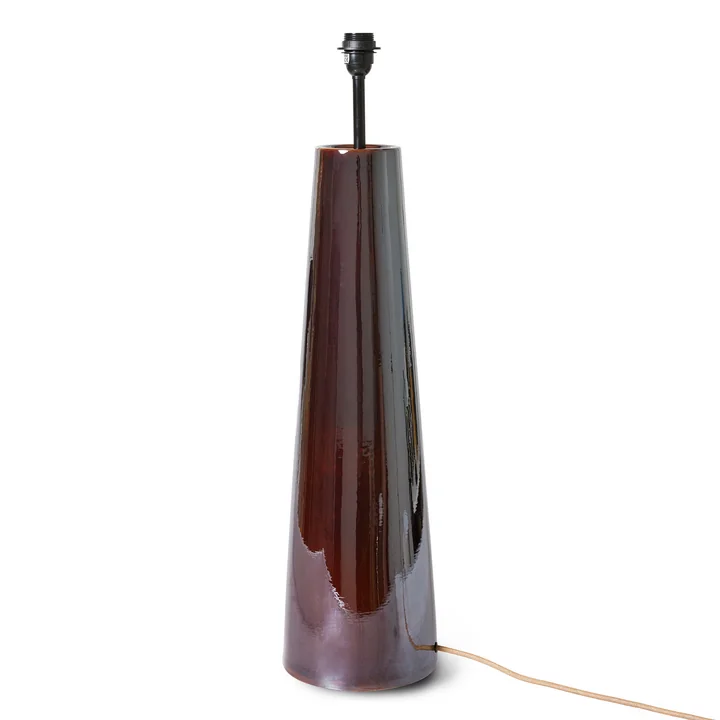 HKliving - Cone Stehleuchtenfuss, XL, braun