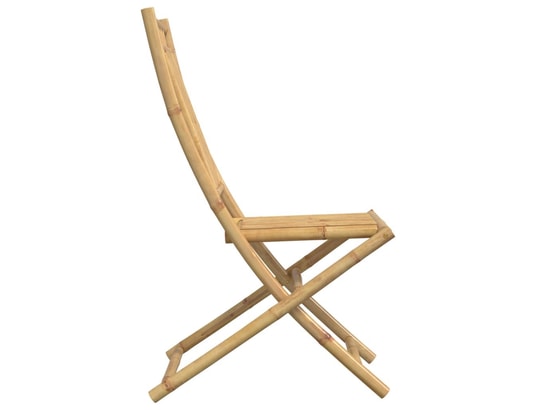 VIDAXL - Chaise pliante Chaises pliables de jardin lot de 4 46x66x99 cm bambou