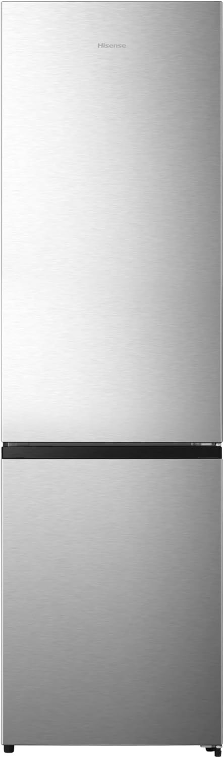 Hisense RB327N4AD2 Kühl-Gefrierkombination/ NoFrostPlus/ Multiflow 360°/ HolidayMode/ FreshZone/ 182,4 cm/ Kühlteil 171 l/ Gefrierteil 85 l/ 41 dB/ 287 kWh/ Jahr/ Edelstahl-Look