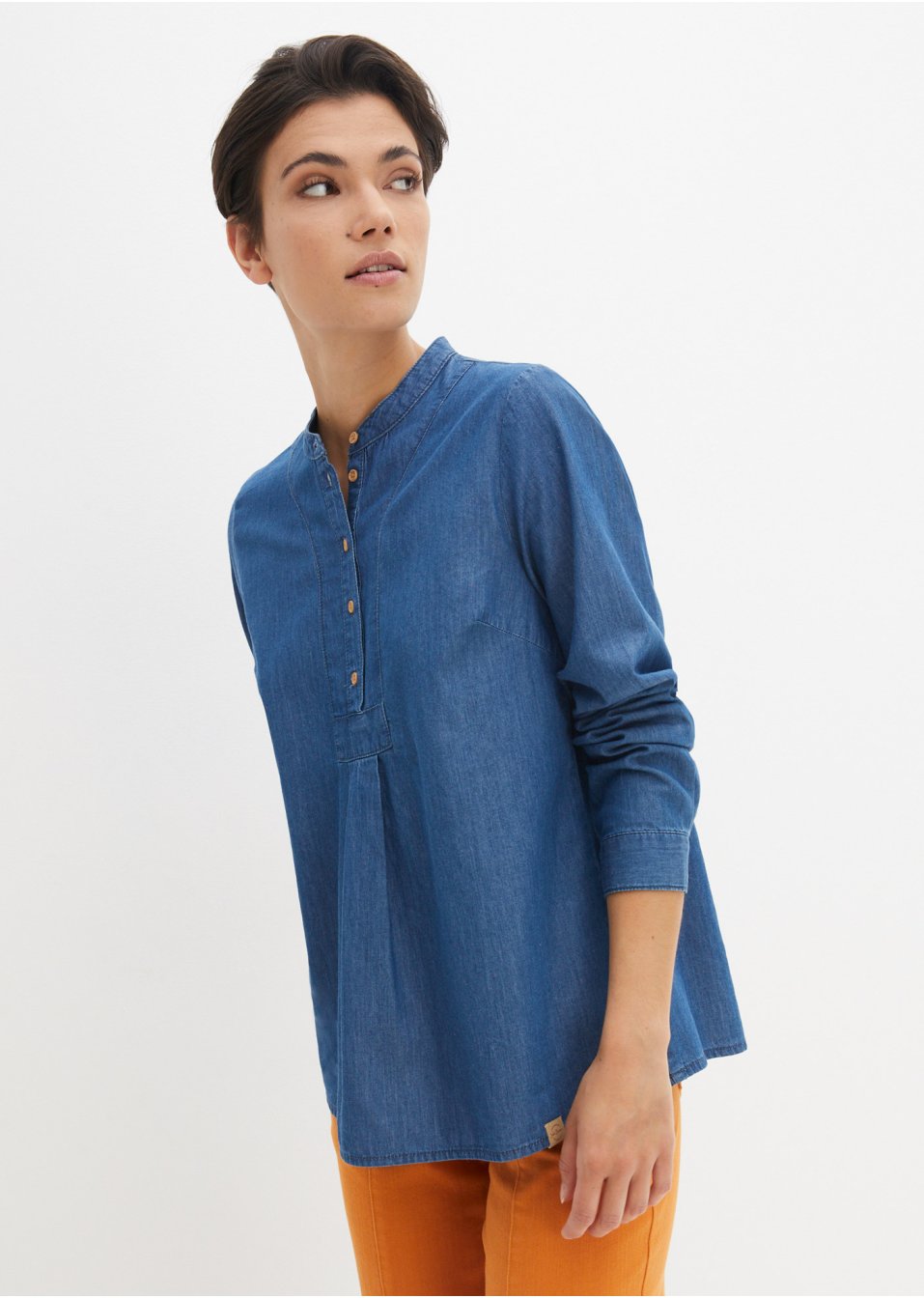 Tunique-blouse en jean