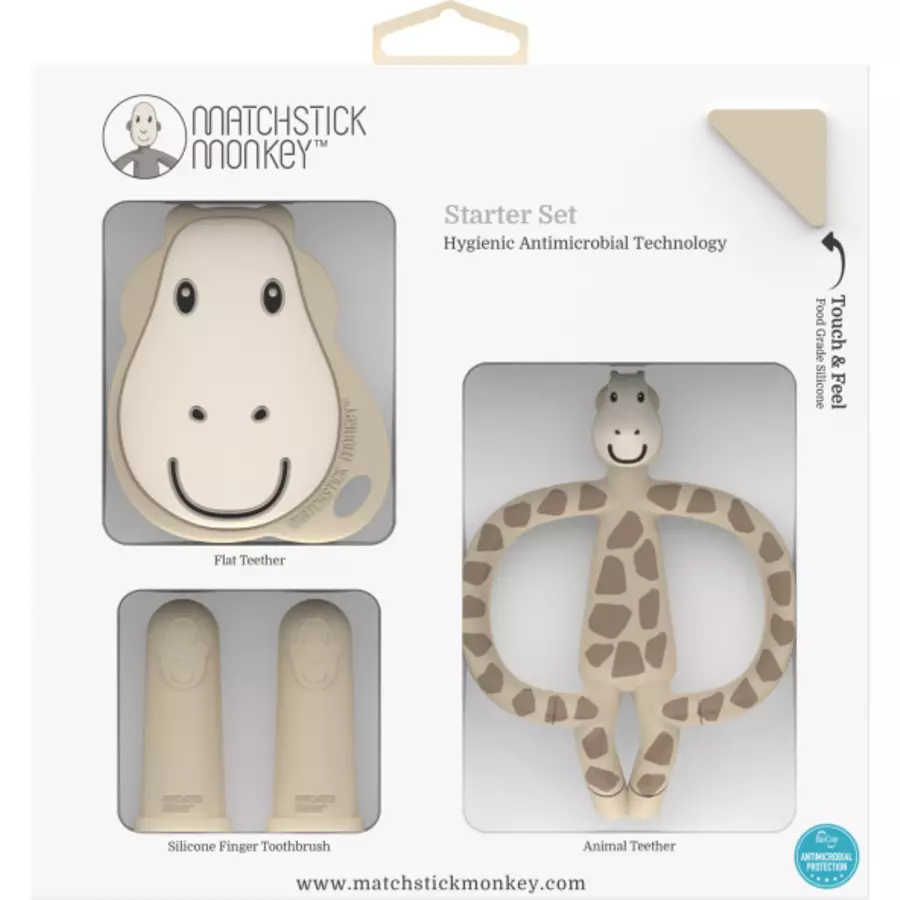 MATCHSTICK MONKEY™ Beißring Starter Set Gigi Giraffe