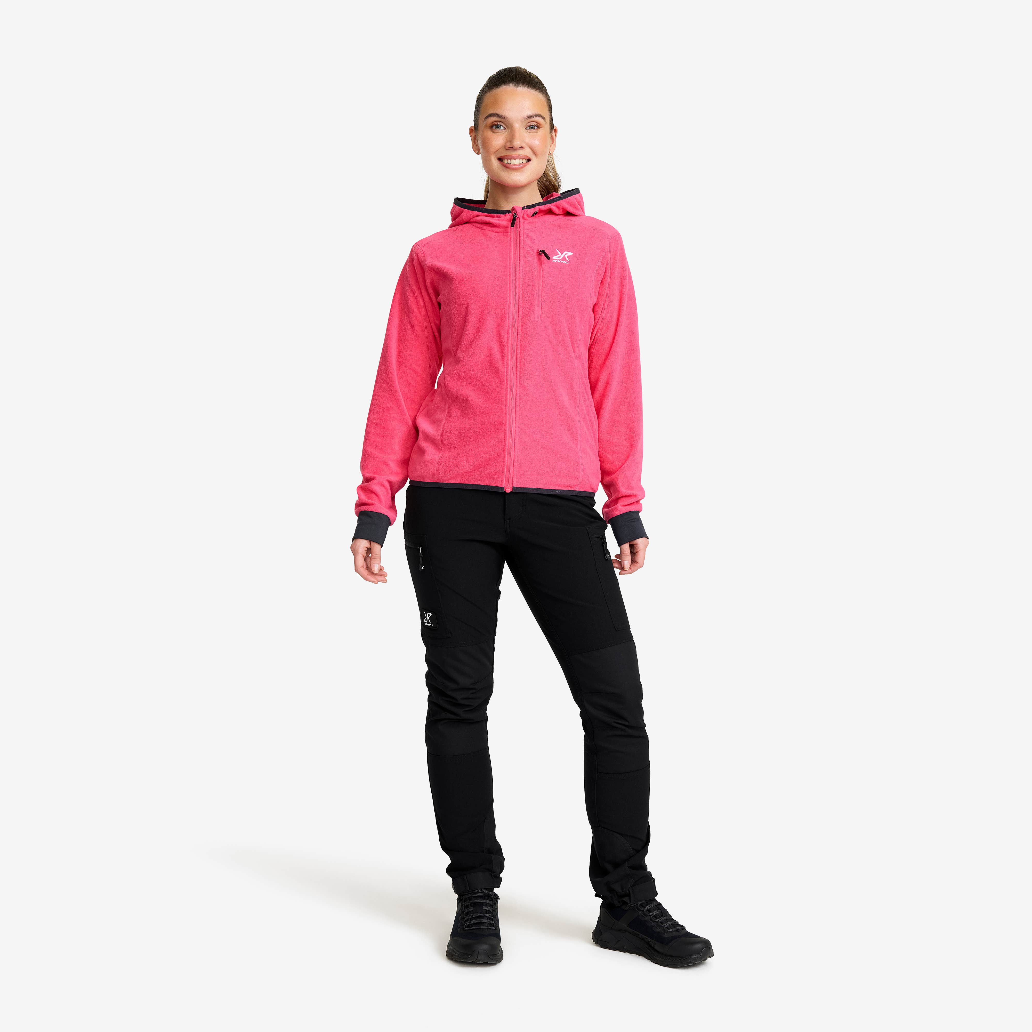 Trekker Hoodie Dame Fandango Pink
