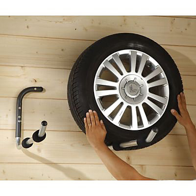 Support de rangement équerre double gainé Mottez L. 30 cm acier
