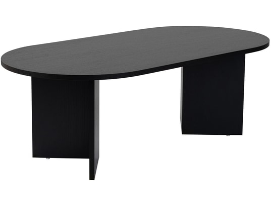 CONCEPT1 - Table basse Sable Bois noir 119 x 60 x h40cm
