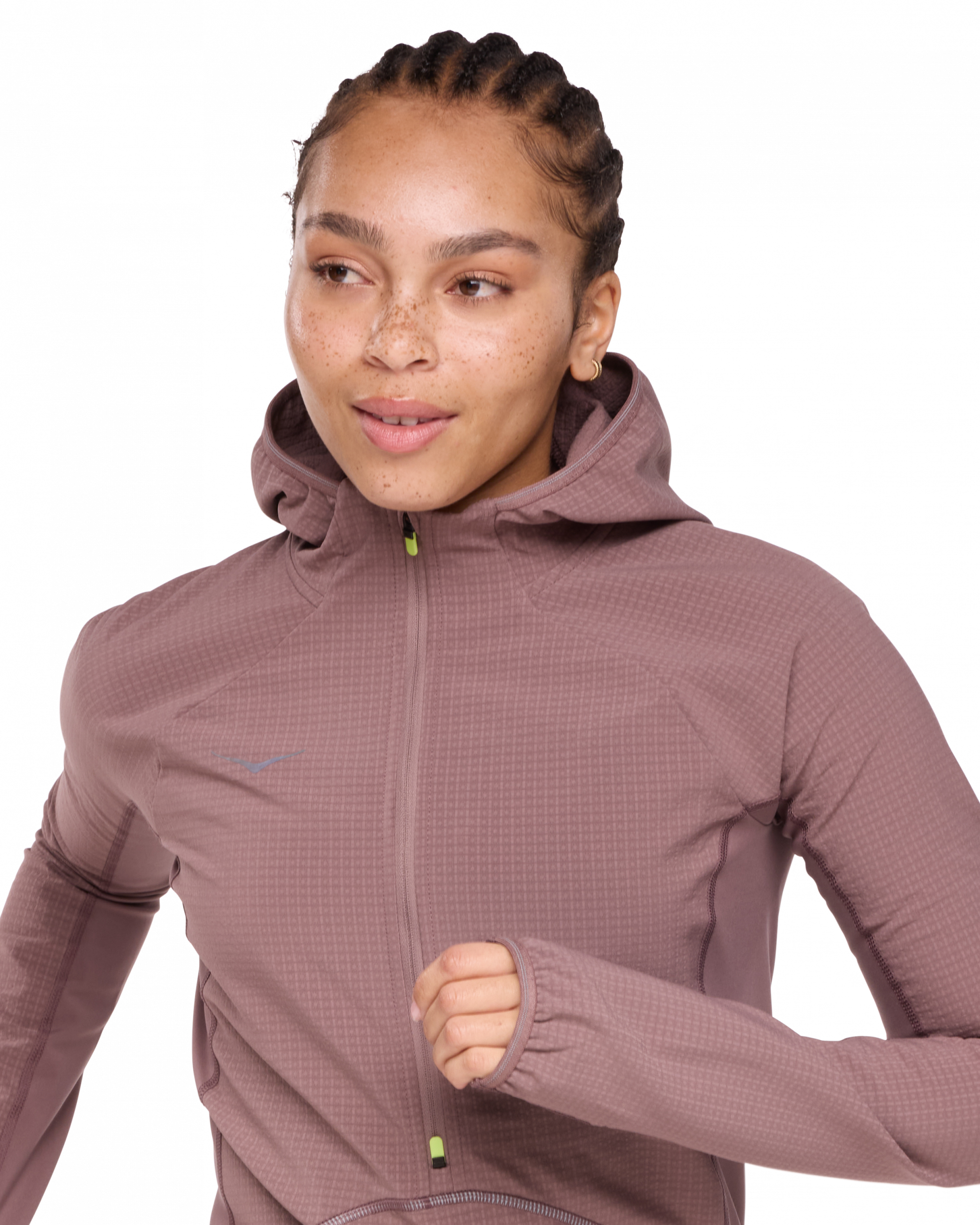 Skyglow 1/2 Zip Dame SMK/Smokey Quartz