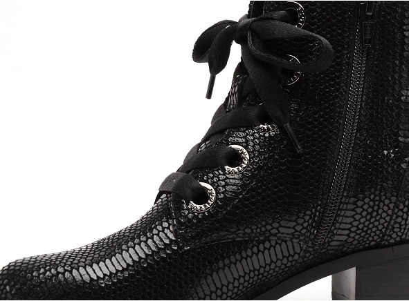 Fugitive boots bottine talons femme radieu noir