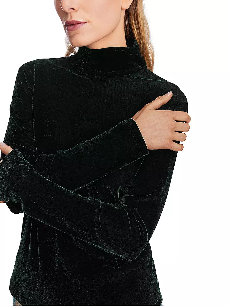 MARC CAIN Rollkragenshirt grün