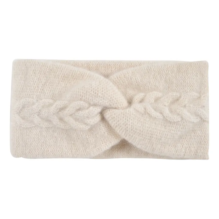 Louise Misha Headband Laine et Coton Sidony | Ecru