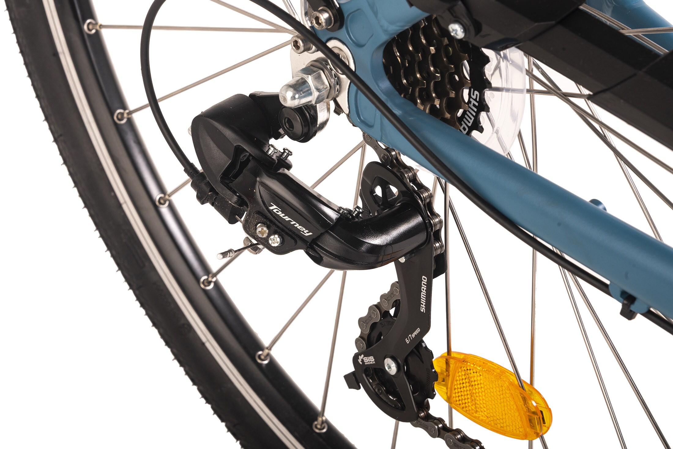 Hollandia E-Citybike Damen 28'' Optima Basic Blau 7 Gänge