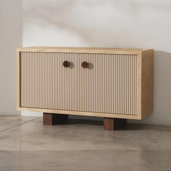 Nobodinoz - Heju Sideboard 70 x 120 cm, Esche natur