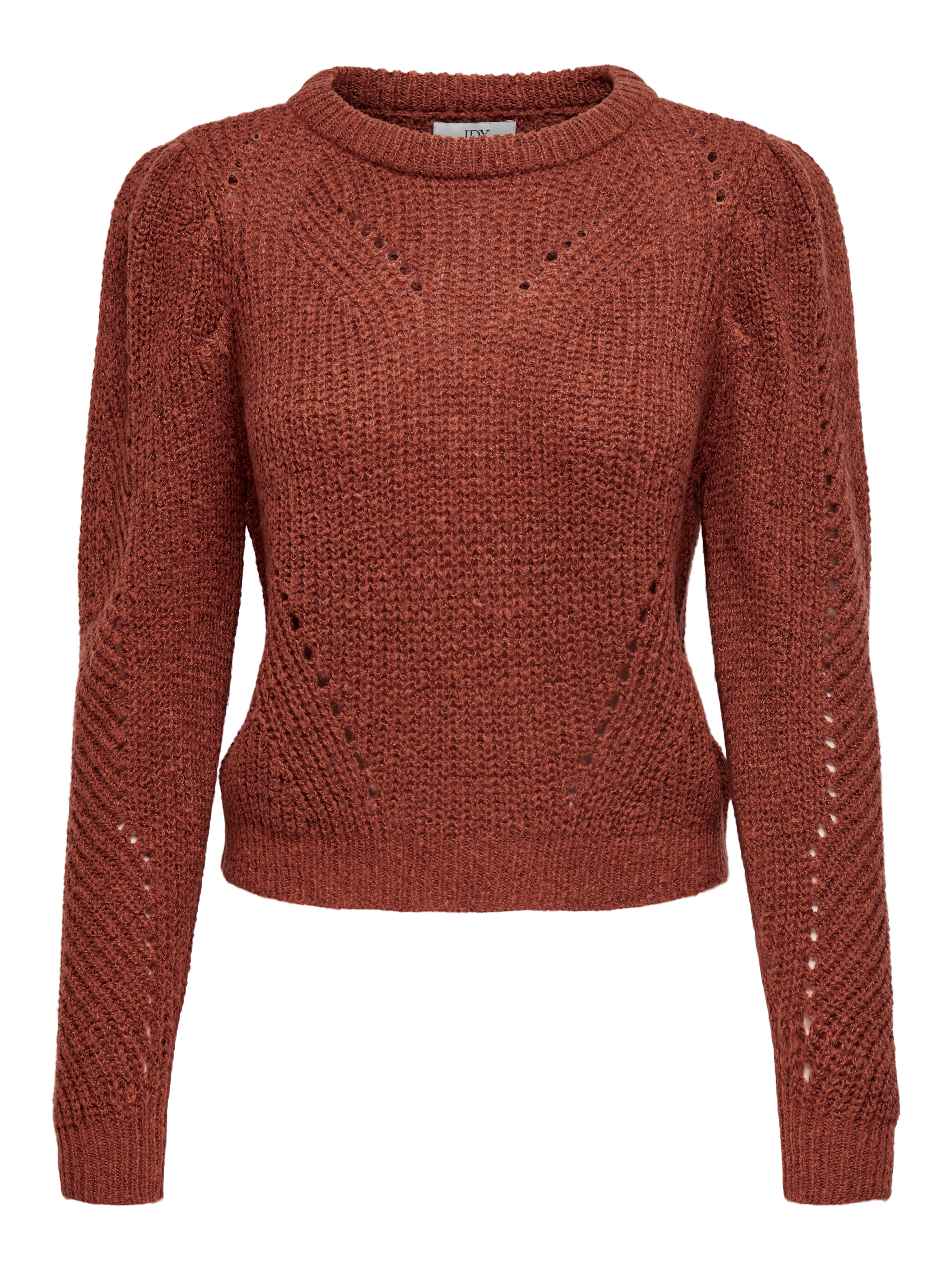 JDYMEGAN Strickpullover Burnt Brick