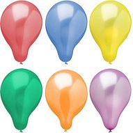 Ballon de baudruche 'Metallic', couleurs assorties