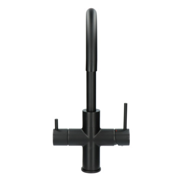 Handson kokendwaterkraan Ace met hendel Zwart incl. kokend water boiler