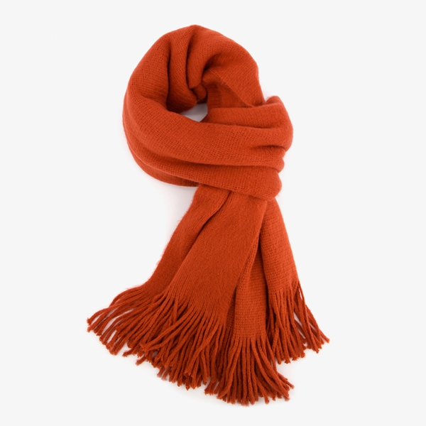 Dames sjaal oranje