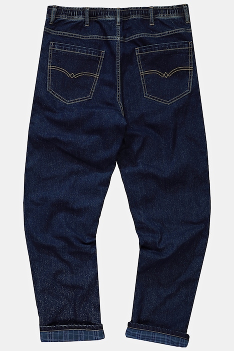 Thermojeans, Denim, Schlupfbund, Straight Fit