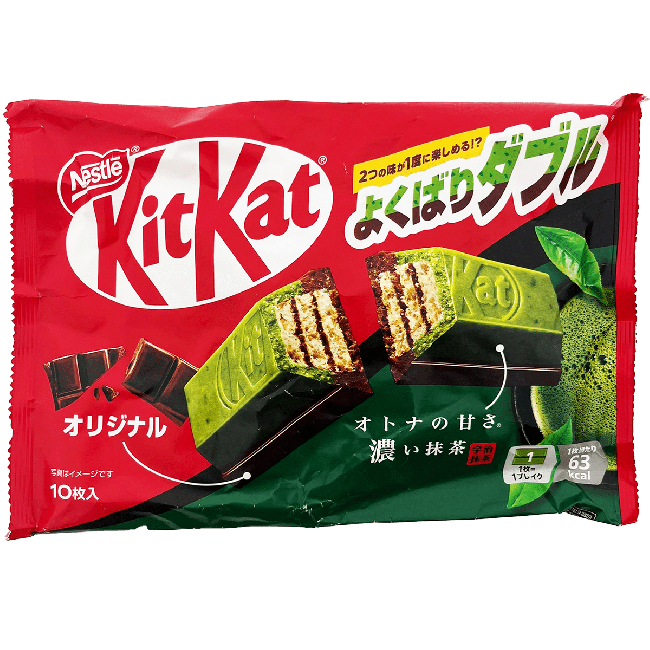 KitKat Koekje Dubbel Origineel & Matcha Smaak 116g
