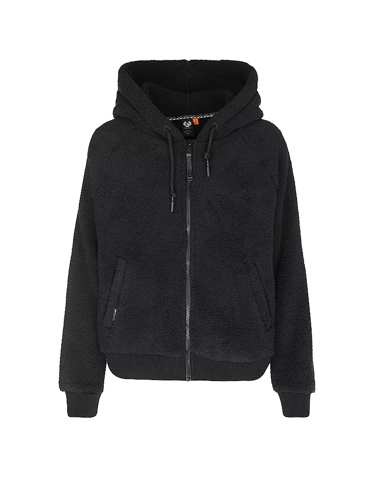 RAGWEAR Fleecejacke TALIANA schwarz