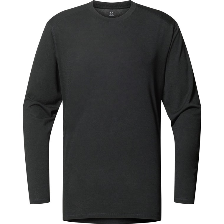 Haglöfs Kaise Wool LS Tee Men True Black