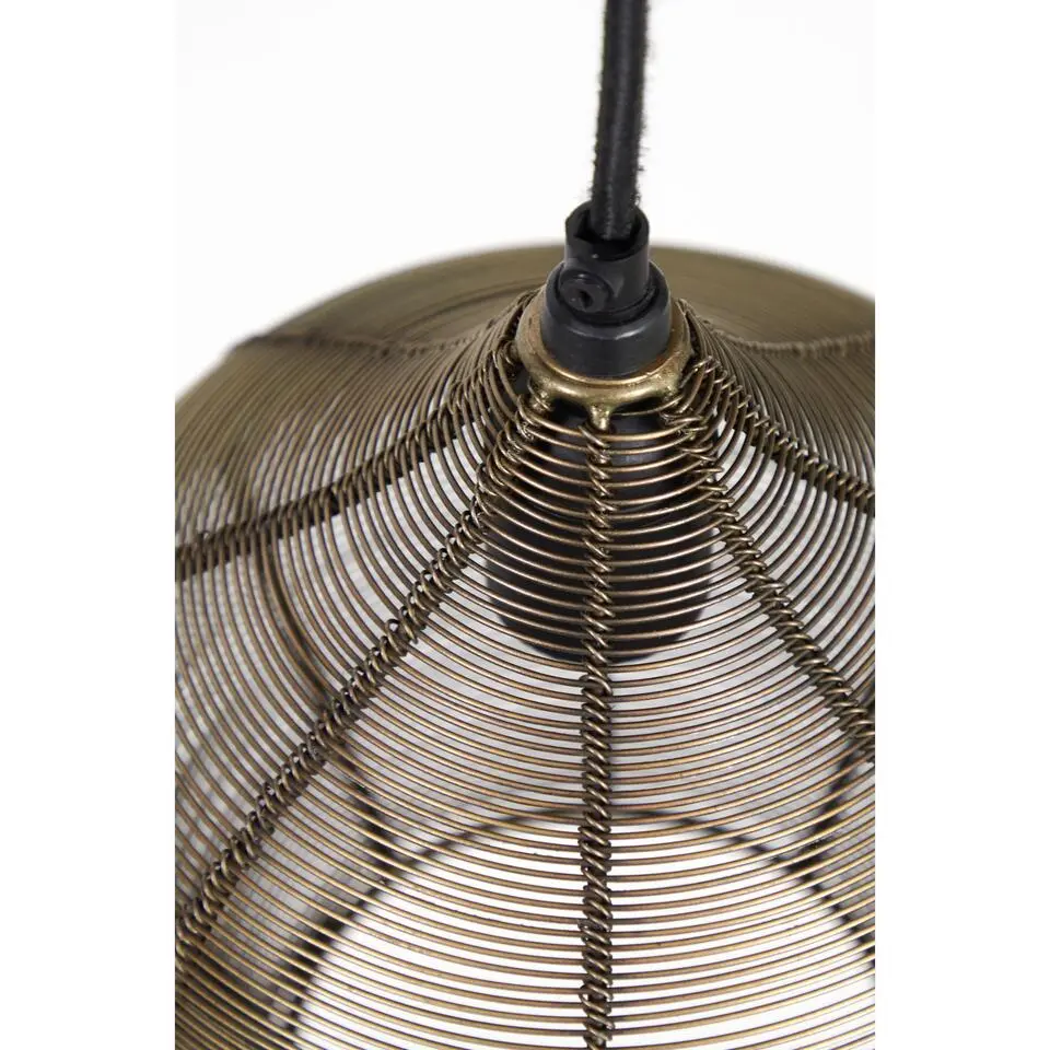 Hanglamp Alvaro - Antiek Brons - 120x25x29,5cm - 10L