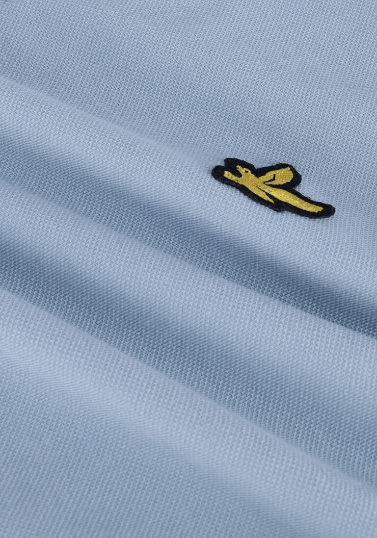 LYLE & SCOTT lichtblauwe lyle & scott polo plain polo shirt