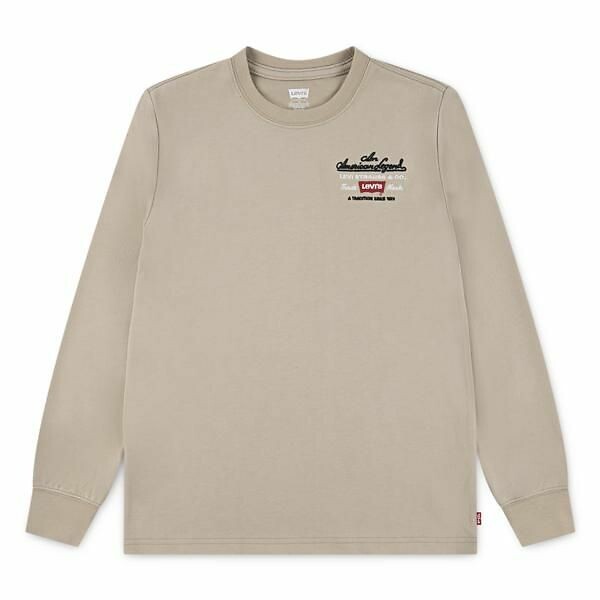 LEVI'S KIDS<br>Camiseta de manga comprida com bordado no peito