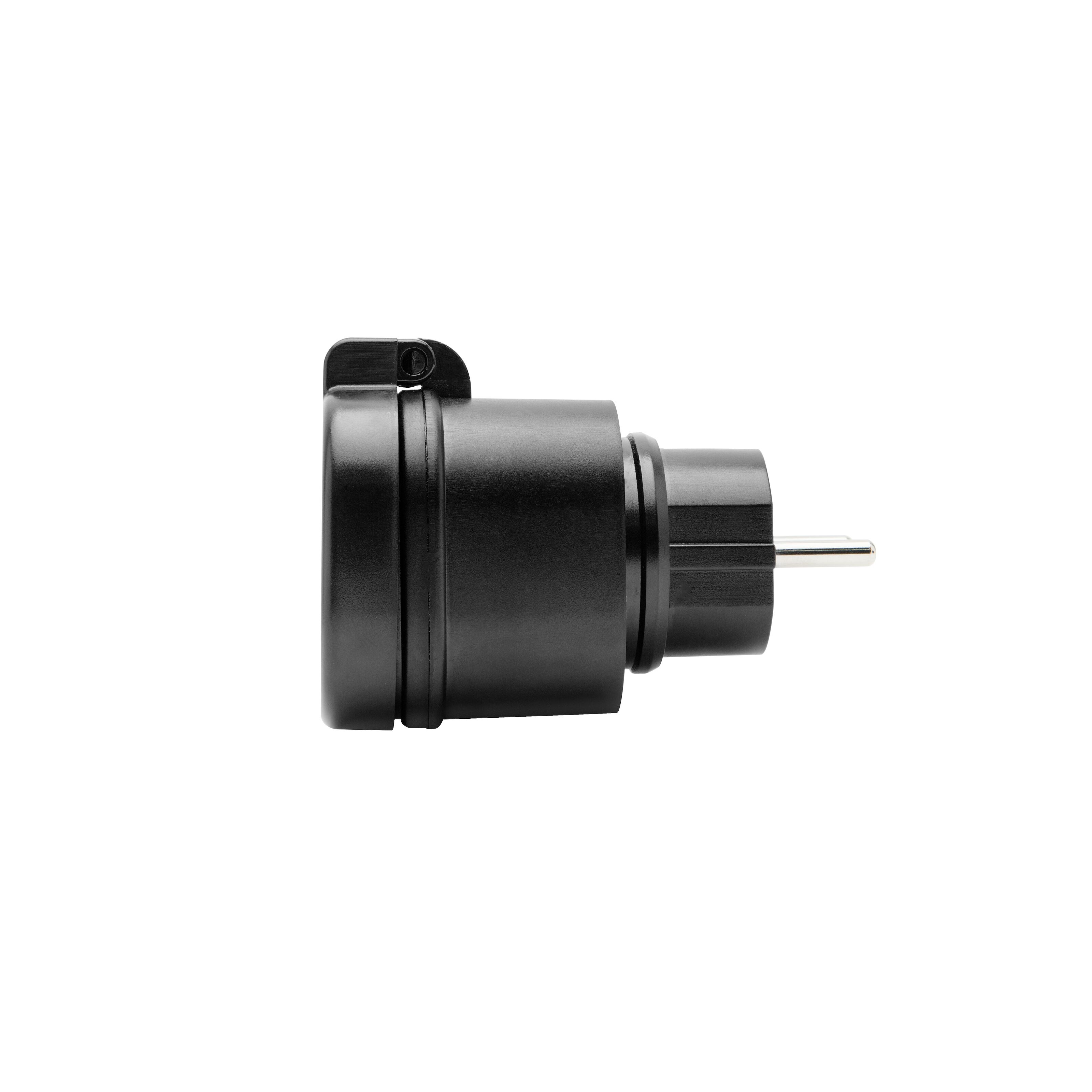 Cleverio Mini-fjernstrømbryter for utendørsbruk 3000 W 4-pk.