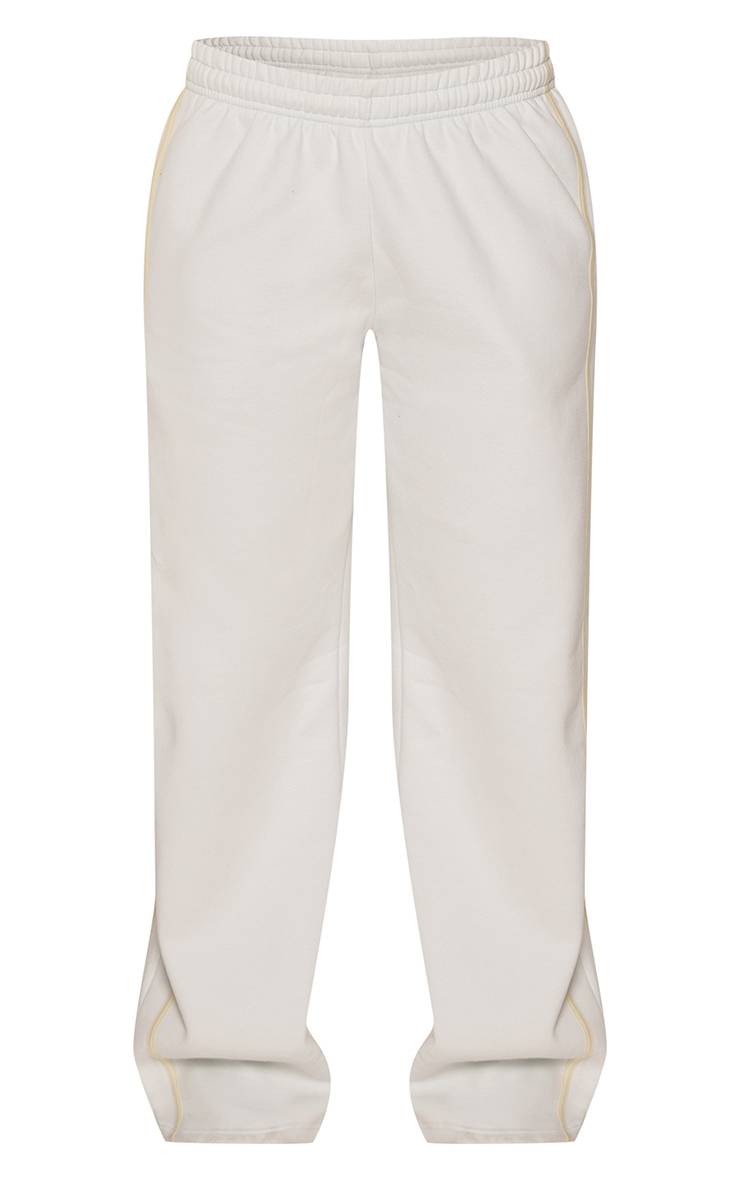 Bleu Layette Joggers Larges À Bandes Contrastées