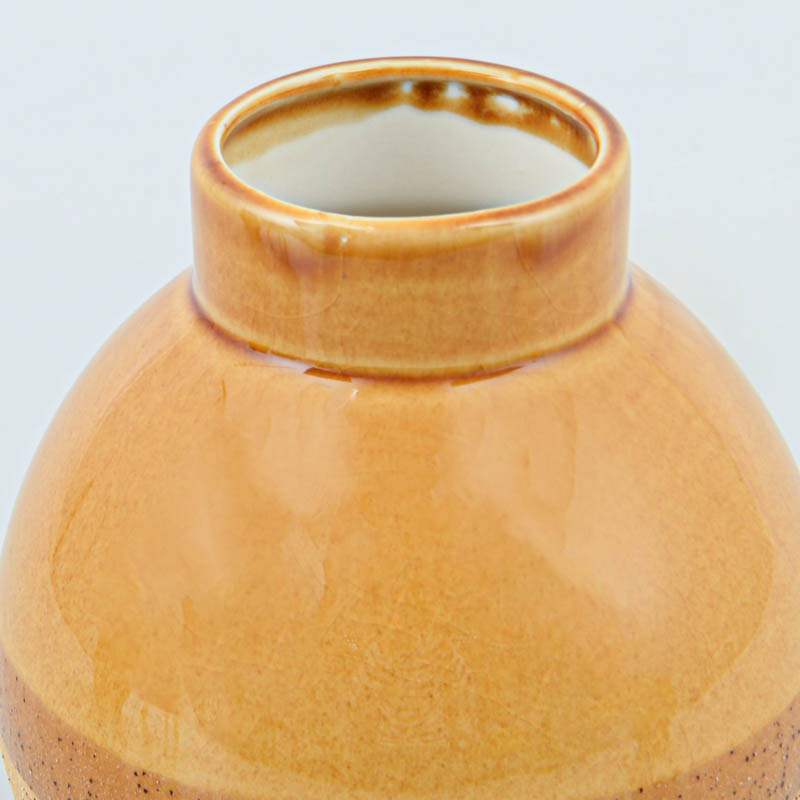 Vase évasé terracotta