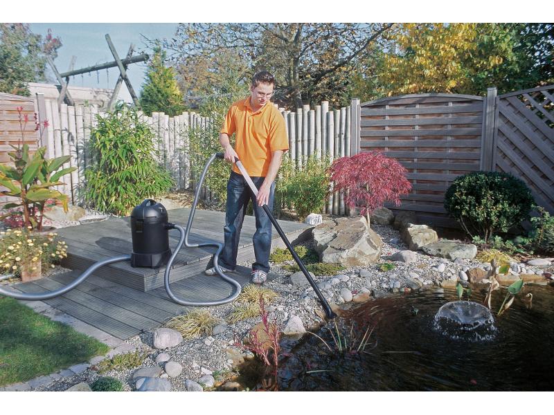 OASE Teichsauger Pondovac Classic Für die Reinigung des Gartenteichs und das Nass- und Trockensaugen im Haushalt