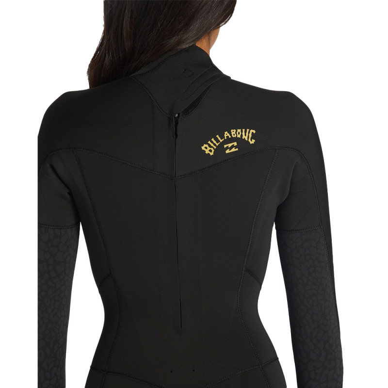 COMBINAISON FEMME BILLABONG SYNERGY BACKZIP 5/4MM NOIR