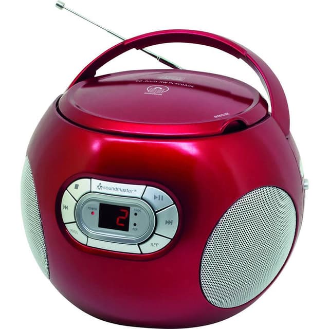 CD-radio soundmaster SCD2120RO FM Rød
