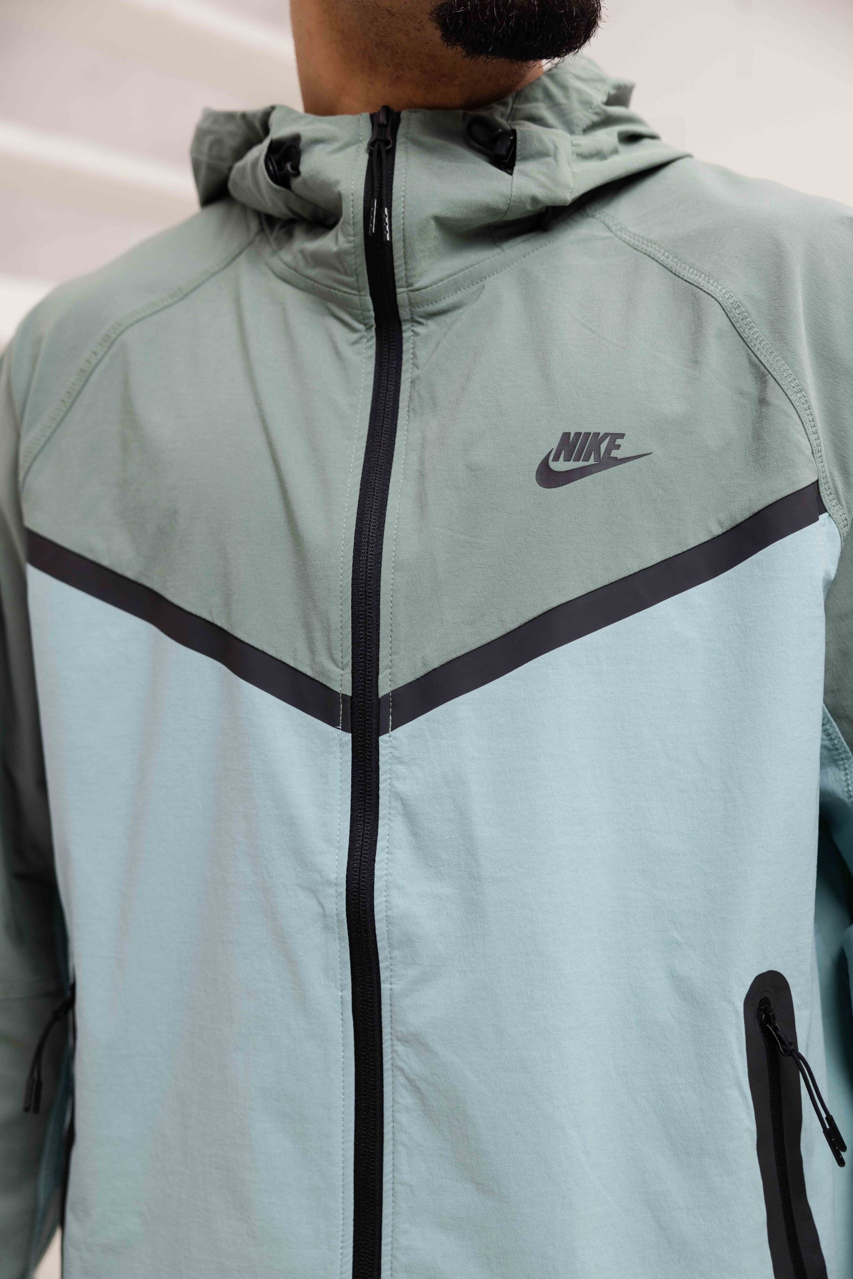 Nike Tech Woven Trainingspak Heren Lichtgroen