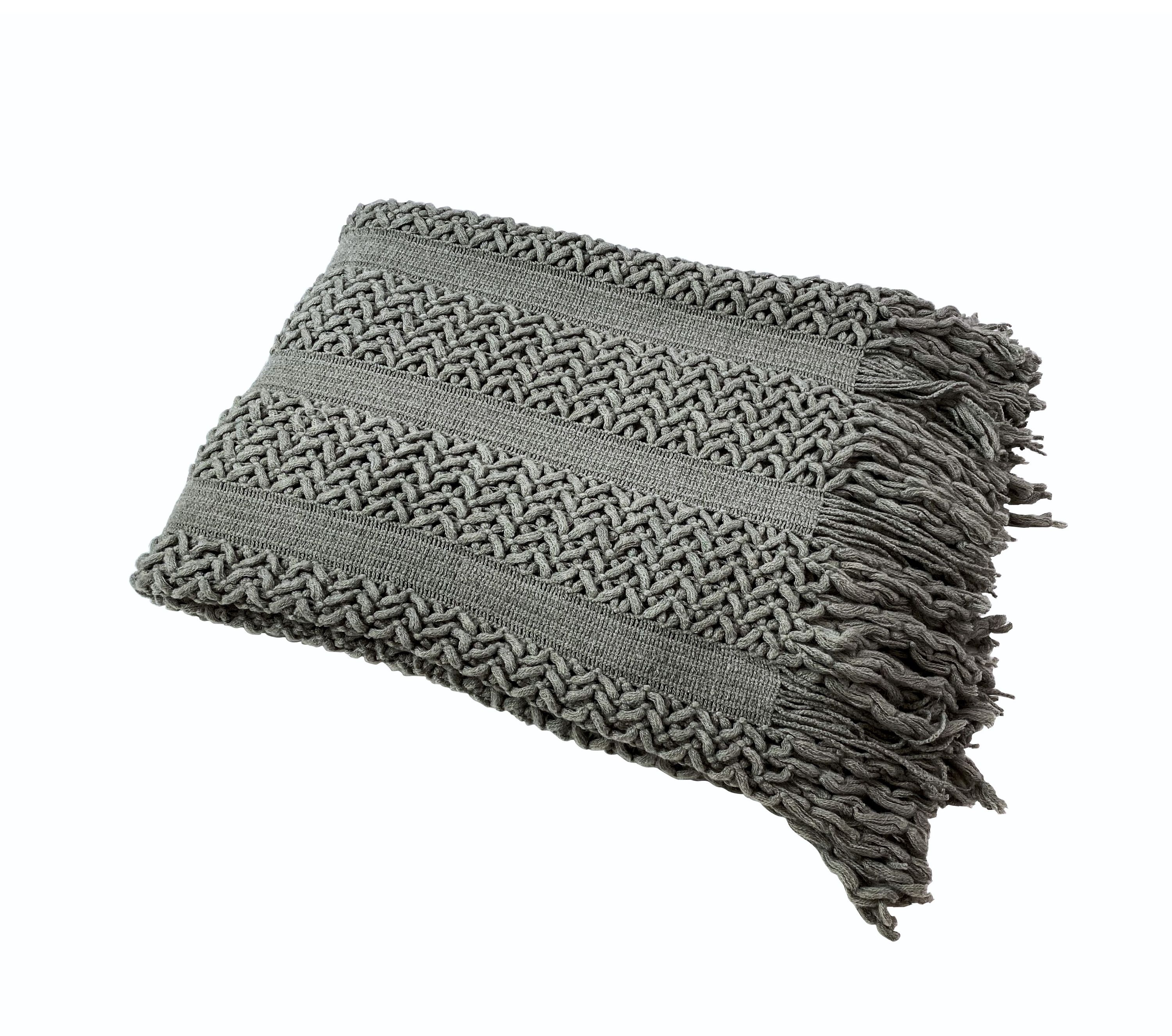 Kuscheldecke DREW 130 x 170 cm anthrazit