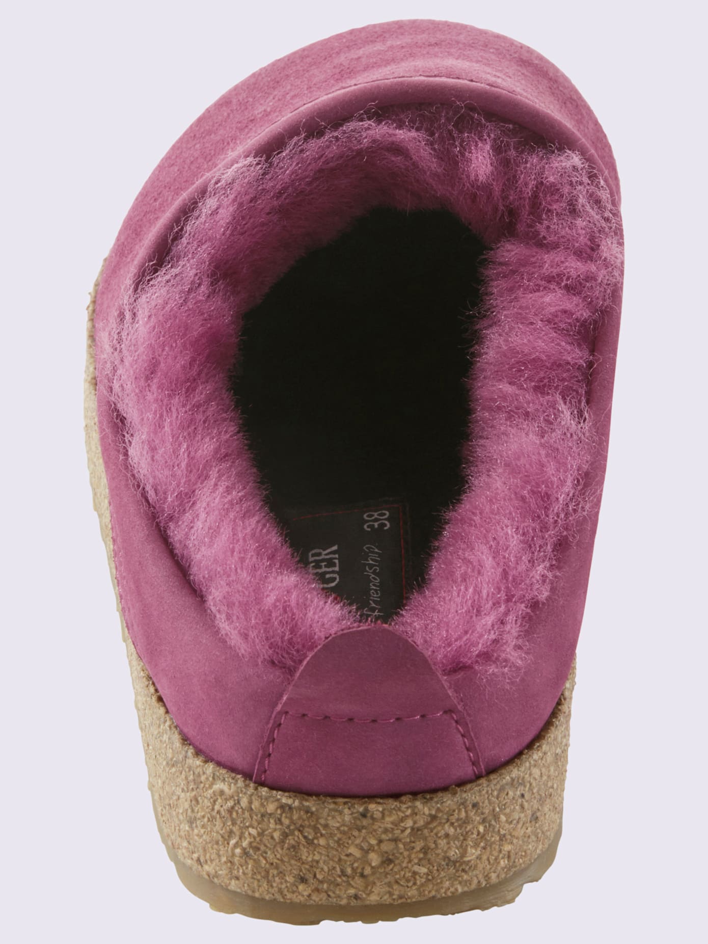 Chaussons cuir d'agneau souple