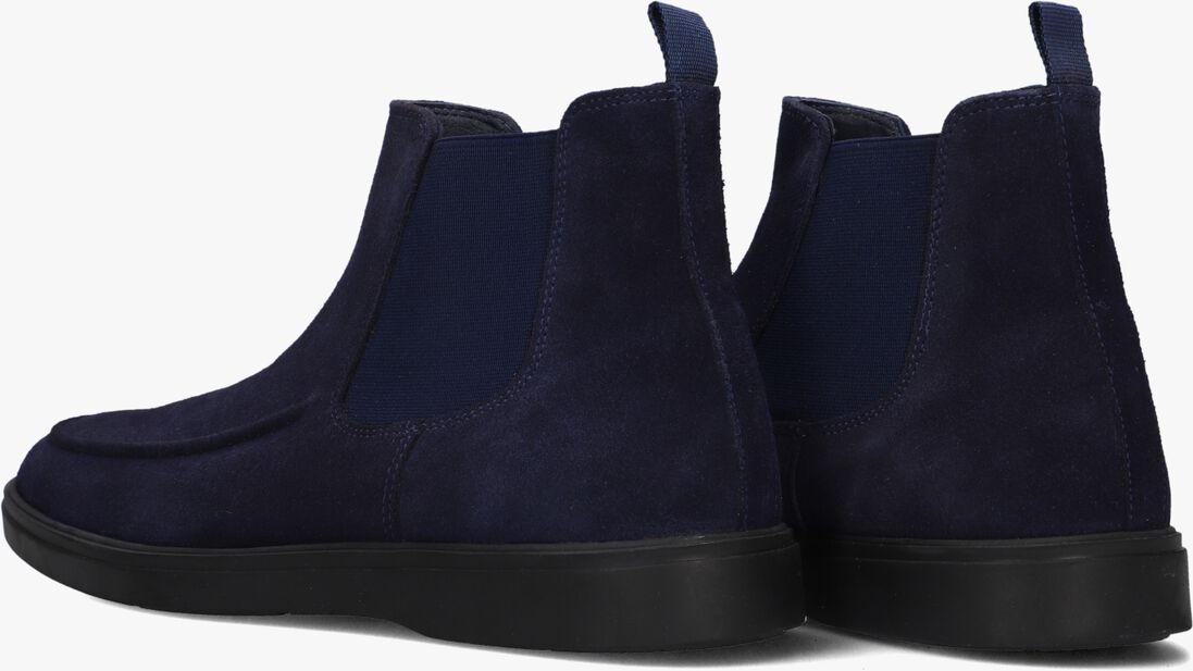 blauwe stefano lauran chelsea boots 24859