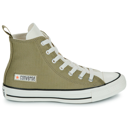 Converse - CHUCK TAYLOR ALL STAR - Kaki / Blanc