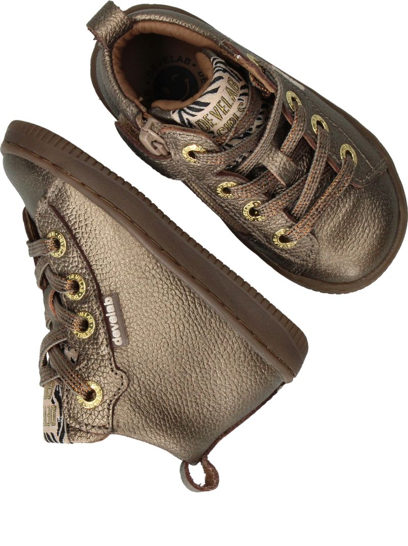 Develab Sneakers Goud Meisjes