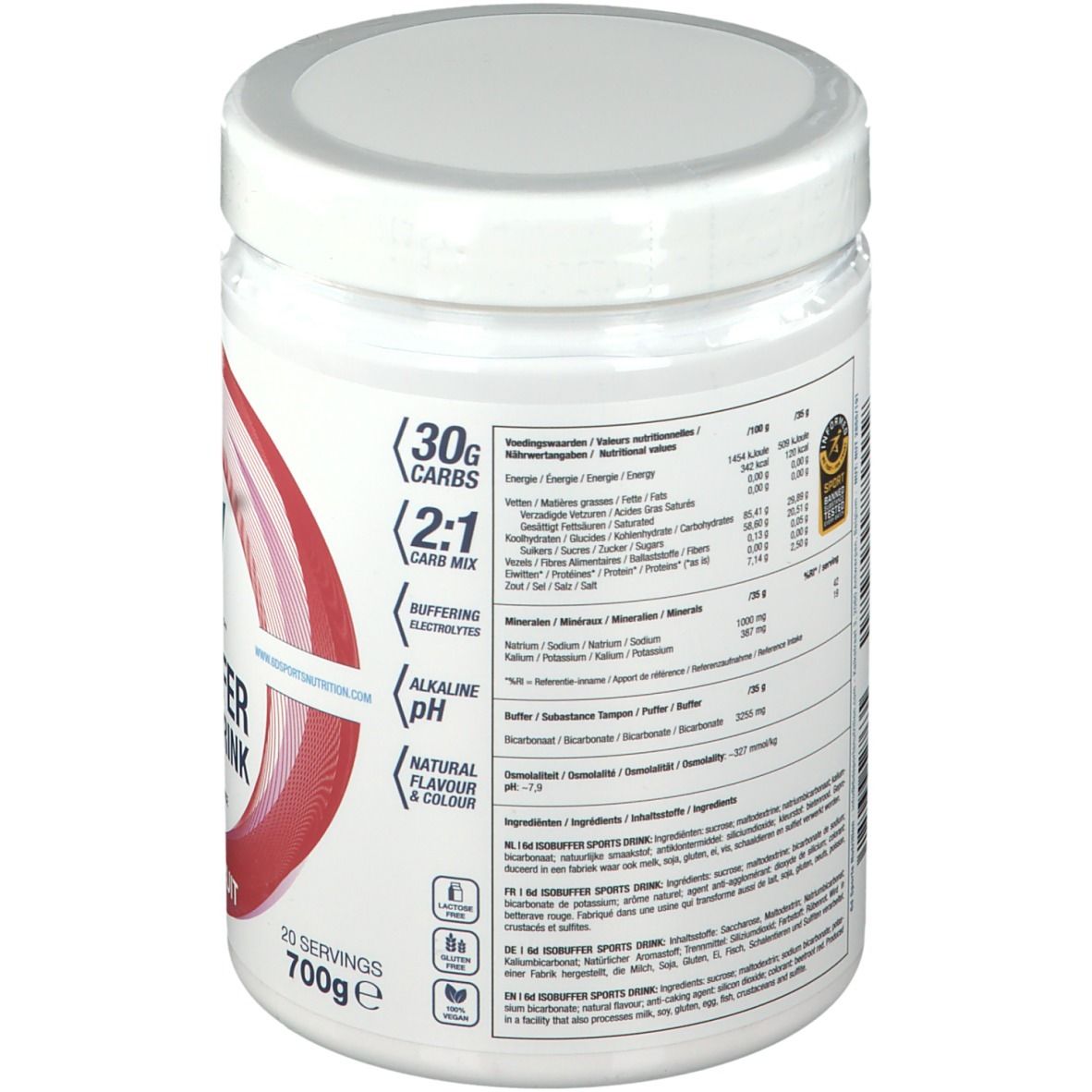6D Sports Nutrition Isobuffer Sports Drink Forest Fruit