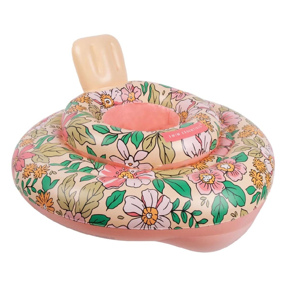 Bouée gonflable avec siège pour bébé à fleurs 0-2 ans Swim Essentials