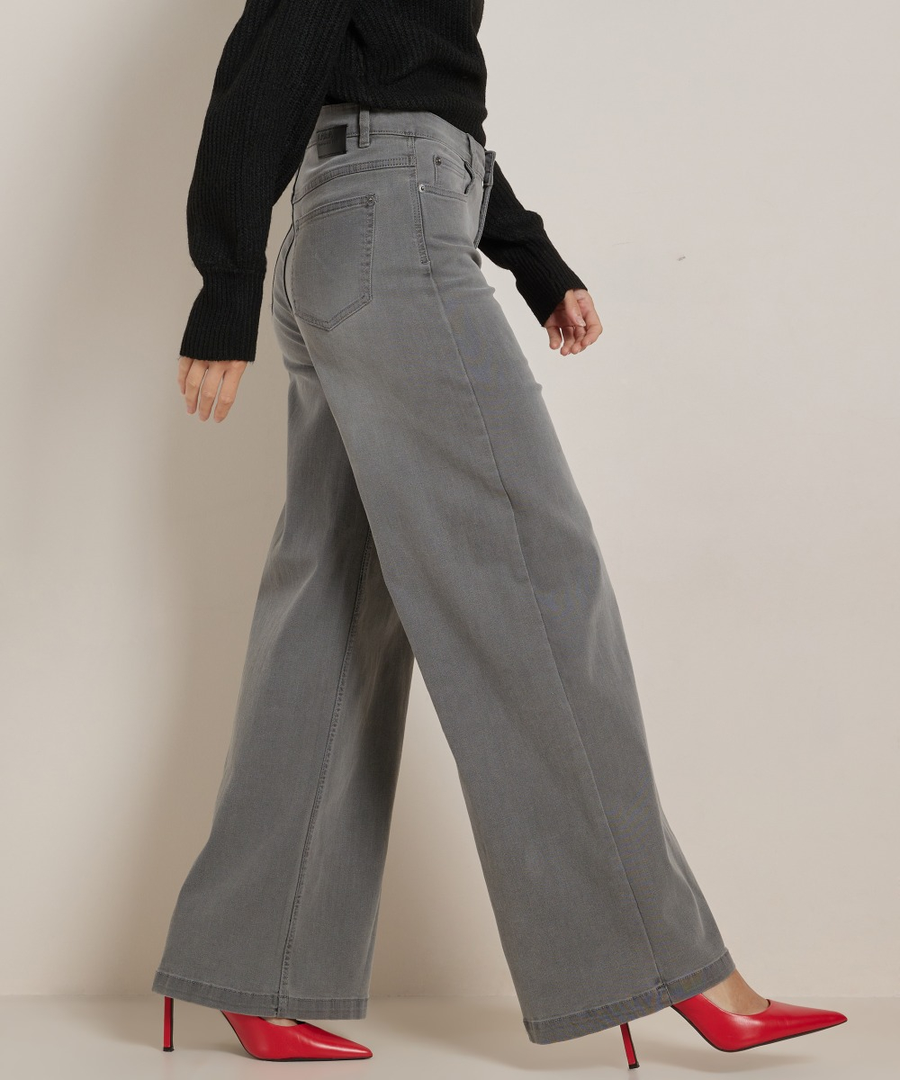 wide fit stretch jeans - lara