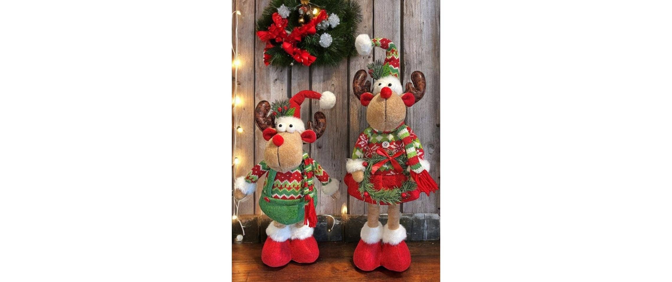 Weihnachtsfigur »Dameco Rentier 2-er Set«