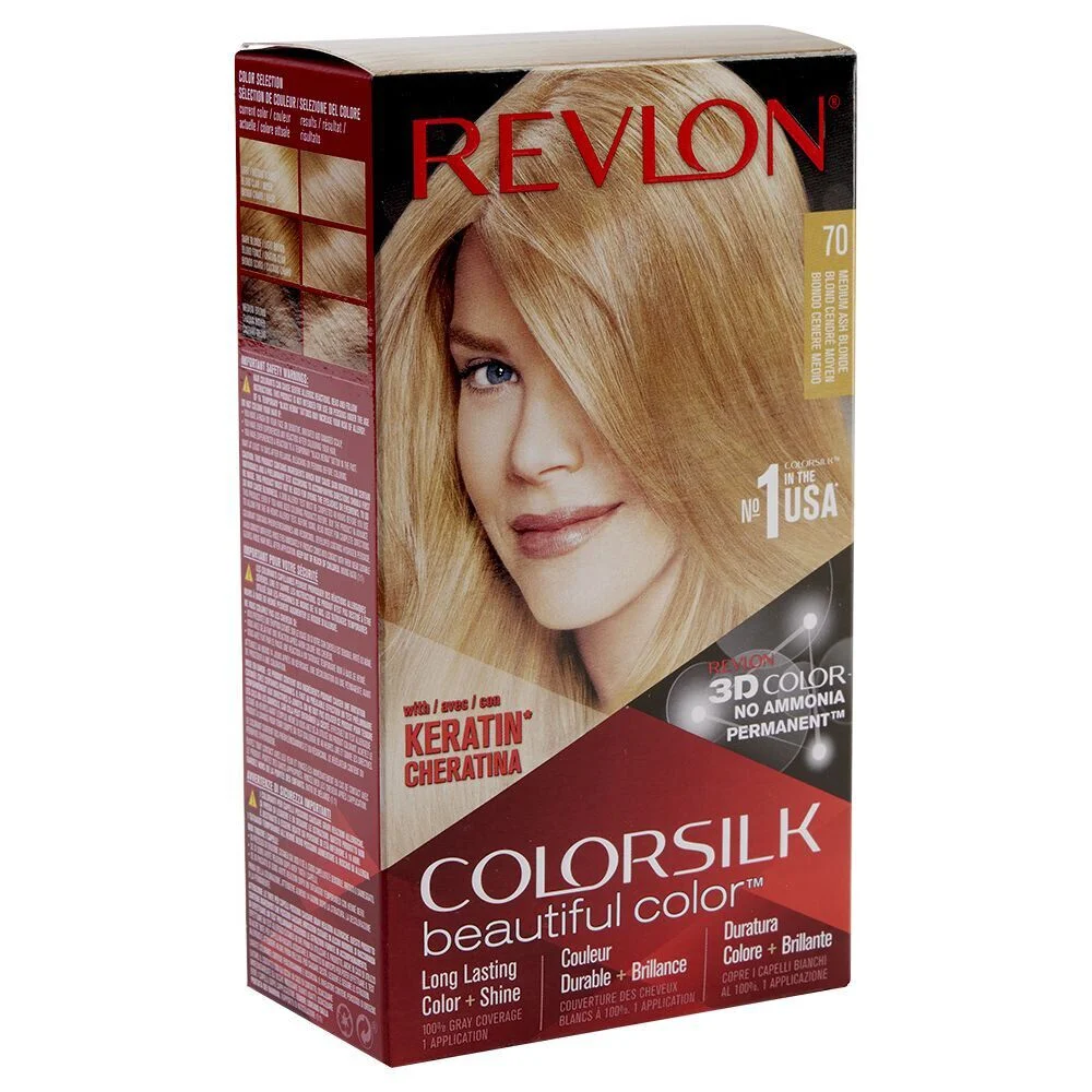 Coloration cheveux Blond cendré moyen 70 Revlon